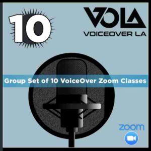 VoiceOver ten sessions group online classes